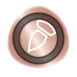 FABER-CASTELL Goldfaber Creative Marker Brush mit flexibler Pinselspitze, Pinselspitze, copper cabana