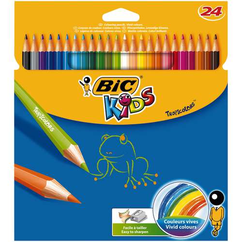 BIC® KIDS TROPICOLORS™ Farbstift-Sets Buntstifte 