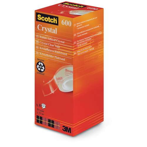 Scotch® Crystal Clear klebeband 600 