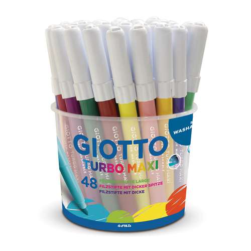 GIOTTO Turbo Maxi Fasermaler Großpackung 