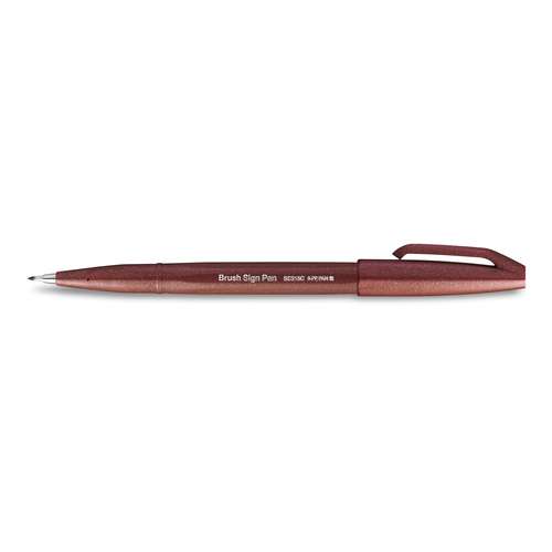 Pentel Arts Sign Pen Twin Brush – 6 Stifte In Gelbtönen Für Brush-Lettering & Illustration