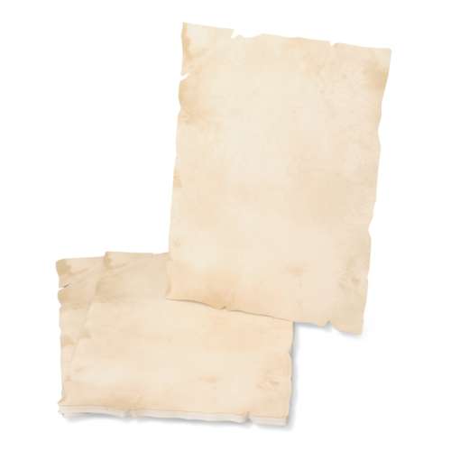 Antik-Papier Urkundenpapier 
