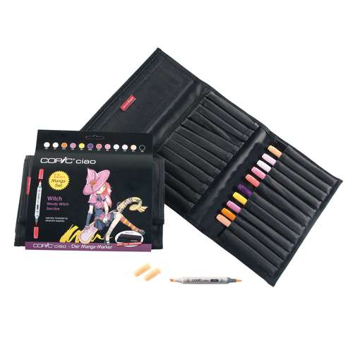 COPIC® ciao 12er Manga-Set Witch im Wallet 