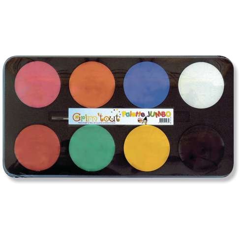 Grim'tout Jumbo-Schminkpalette mit Kinderschminke 