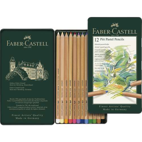 FABER-CASTELL Pitt-Pastellstifte im Metall-Etui 