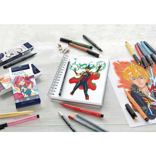 FTVOGUE Kalligraphie Schreibfeder Set Manga Comic Zeichnungs Malerei  Installationssatz Werkzeug mit 2 Stifthalter und 5 Nibs : :  Bürobedarf & Schreibwaren