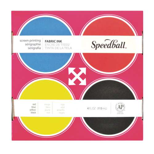 Speedball® Siebdruck-Textilfarben Basic-Set 