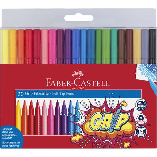FABER-CASTELL GRIP Colour Marker Fasermaler 