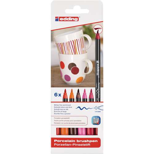 edding® Porzellan-Pinselstift 4200 Sets 