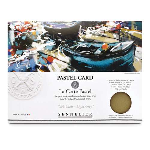 SENNELIER Pastel Card 6er-Packungen, farbig, 30 cm x 40 cm 