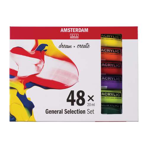 TALENS AMSTERDAM Acrylfarbe "Standard Series" 48er-Set 