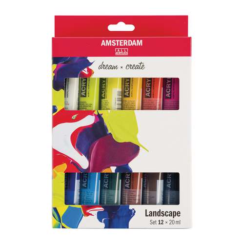 TALENS AMSTERDAM Acrylfarbe "Standard Series" 12er-Sets 