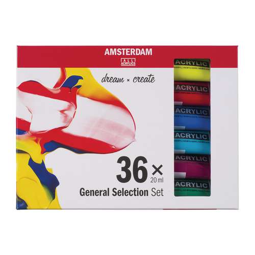 TALENS AMSTERDAM Acrylfarbe "Standard Series" 36er-Set 