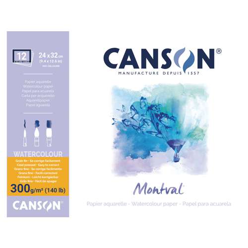 CANSON® Montval® Aquarellkarton, 300 g/qm 