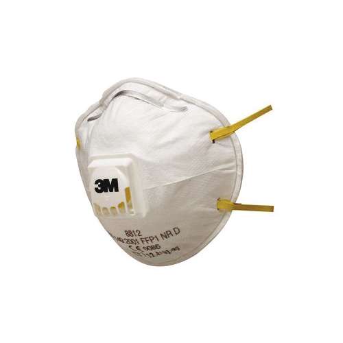 3M™ FFP1 Maske für Handschleifen 8812, mit Ventil 