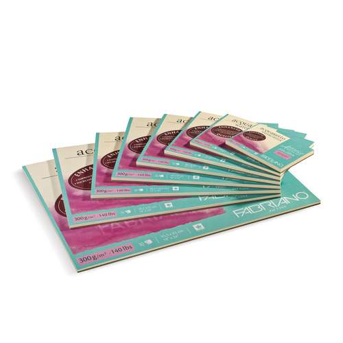 Fabriano Artistico Aquarellblock | 20 Blatt, 300 G/m², 23x30,5 Cm, Satiniert, 100% Baumwolle – Für Künstler
