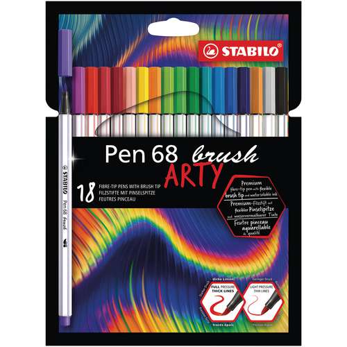 STABILO® Pen 68 brush ARTY Sets 