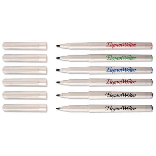 SPEEDBALL® ELEGANT WRITER® Kalligrafiemarker 6er-Sets, farbig 