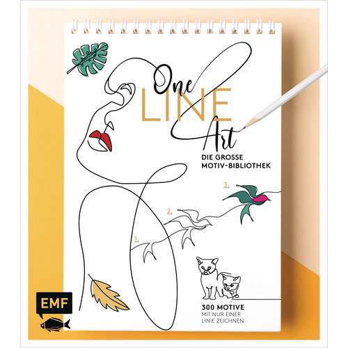One Line Art  - Die große Motiv-Bibliothek 