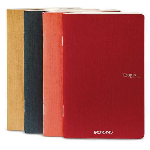 FABRIANO® Pocket Ecoqua Notizheft 4er-Set 1, Herbstfarben 