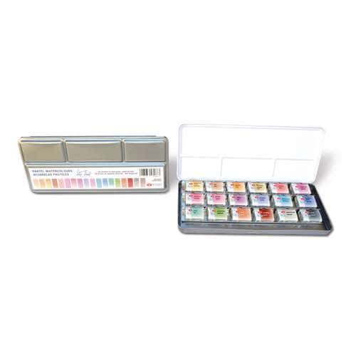 WHITE NIGHTS™ Künstler-Aquarellfarbe Pastell-Set 