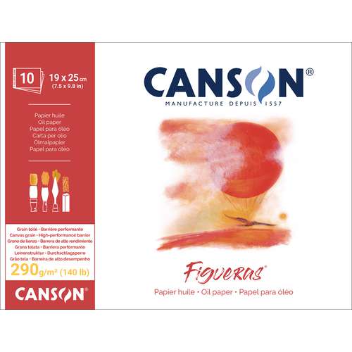 CANSON® Figueras® Öl/Acrylblock, längsseitig geleimt 