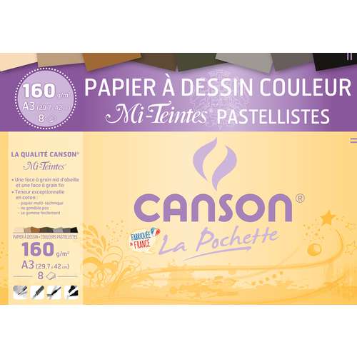 CANSON® Papier Mi-Teintes® A3 