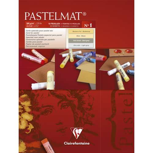 Clairefontaine PASTELMAT® Version 1 Pastellmalblock 