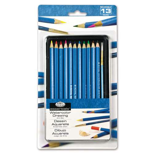 Royal & Langnickel Small Tin - Watercolour Pencil Art set Aquarell Stifte 