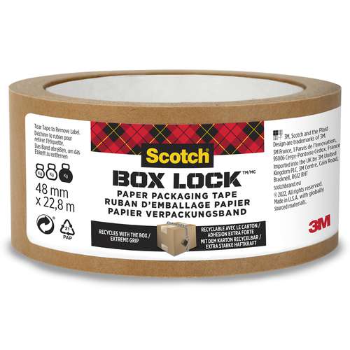 Scotch® Box Lock™ Papier-Verpackungsband 