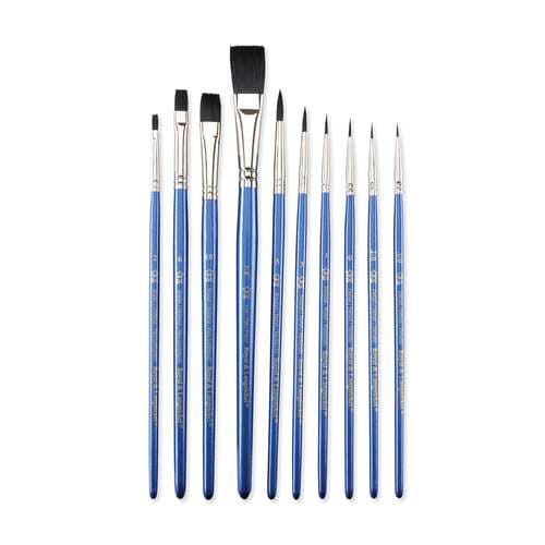 Royal & Langnickel® Black Taklon Pinselset D, 10-teilig 