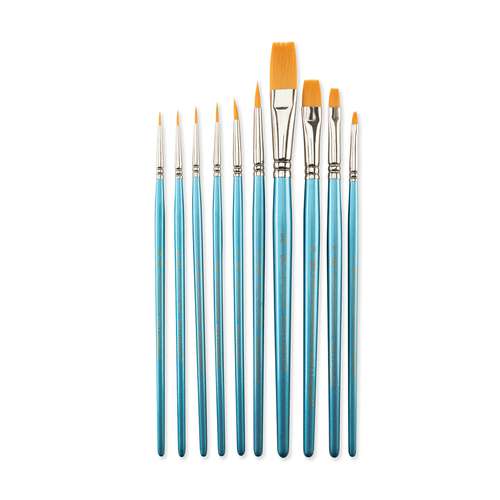 Royal & Langnickel® Gold Taklon Pinselset B, 10-teilig 