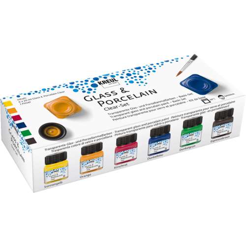 KREUL Glass & Porcelain Clear Set 