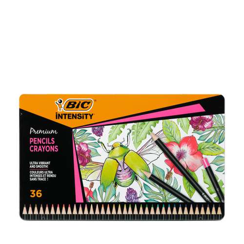 BIC® Intensity Premium Buntstifte im 36er Set im Metalletui 