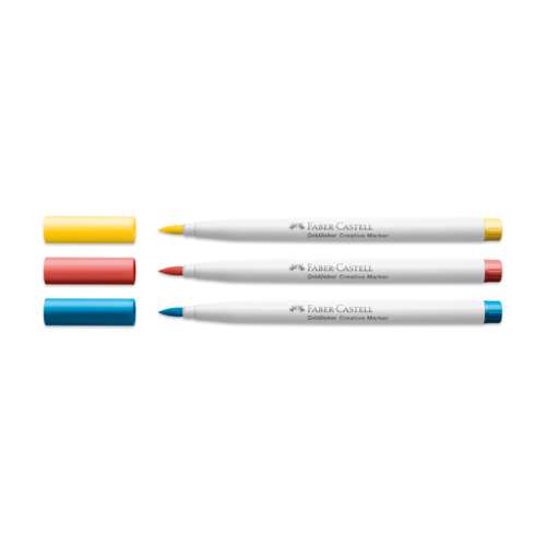 FABER-CASTELL Goldfaber Creative Marker Brush mit flexibler Pinselspitze 