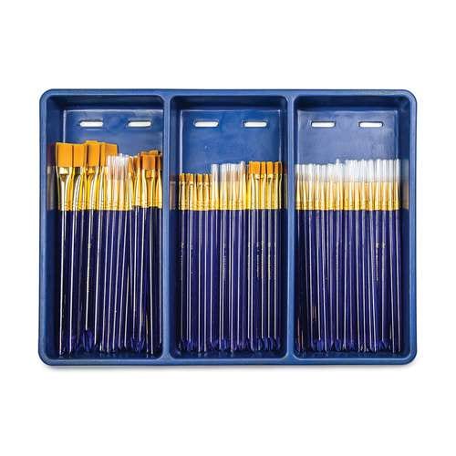 Royal & Langnickel 120er Pinselset, Gold Taklon Borsten 