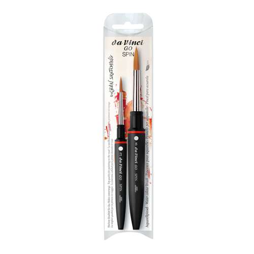 da Vinci GO SPIN Aquarellpinsel-Set 