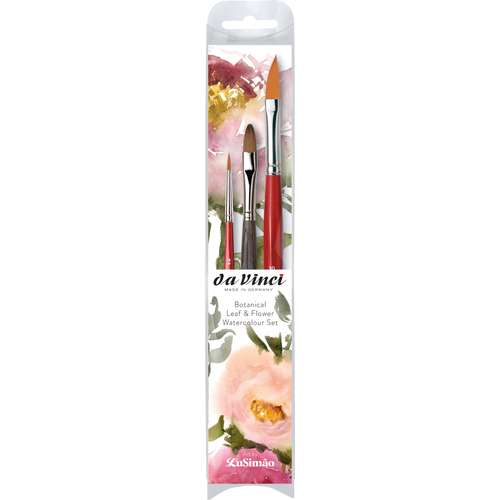 da Vinci Botanical Leaf & Flower Aquarellpinsel Set 