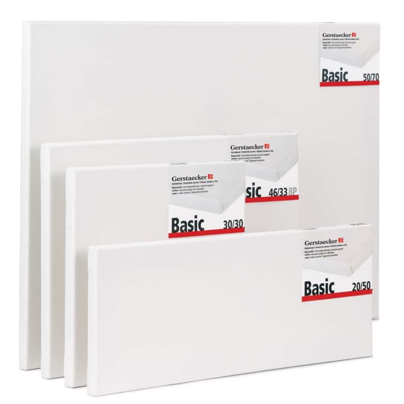 GERSTAECKER Basic Keilrahmen, 20 cm x 50 cm, 1 Stück, 1. Rechteckige Formate