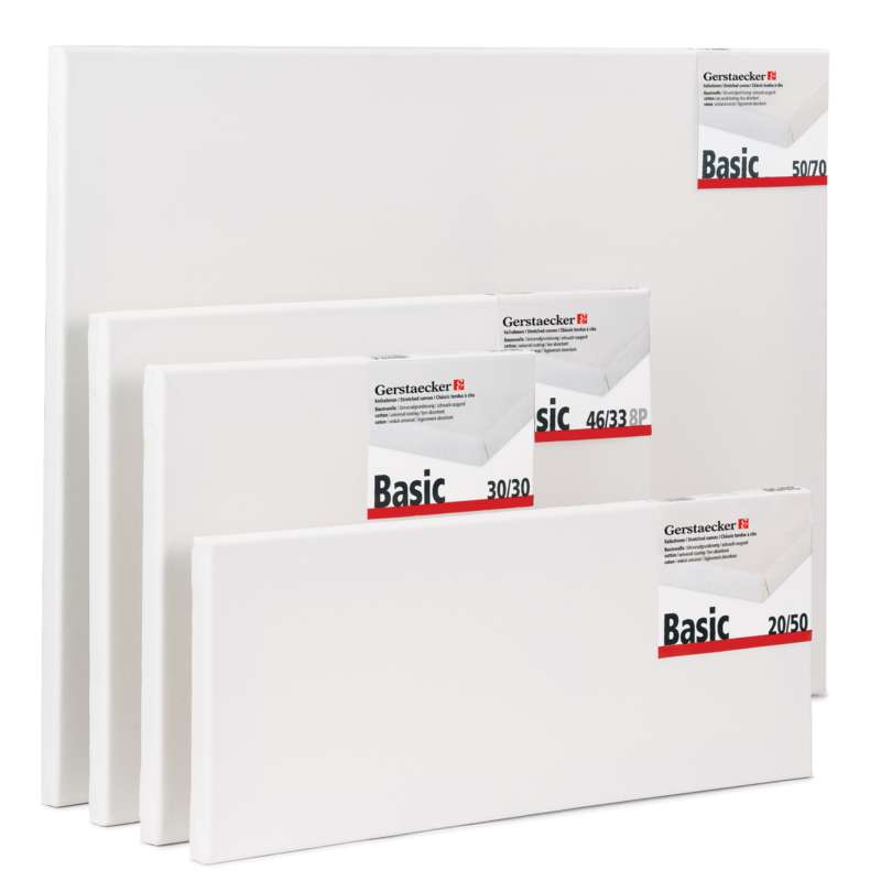 GERSTAECKER Basic Keilrahmen, 21 cm x 29,7 cm, DIN A4, 6er-Pckg., 1. Rechteckige Formate