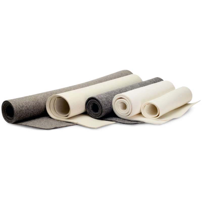 ABIG Druckfilze, Druckfilz meliert, hart, 34 x 90cm