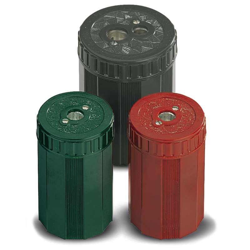 DUX Klassischer Dosenspitzer, Einfach, Höhe 55 mm, d 40 mm, Grün