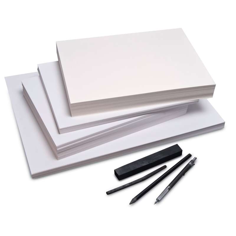 Clairefontaine Dessin à Grain Zeichenpapier, 75 cm x 110 cm, 180 g/m², fein, 10er-Pckg.