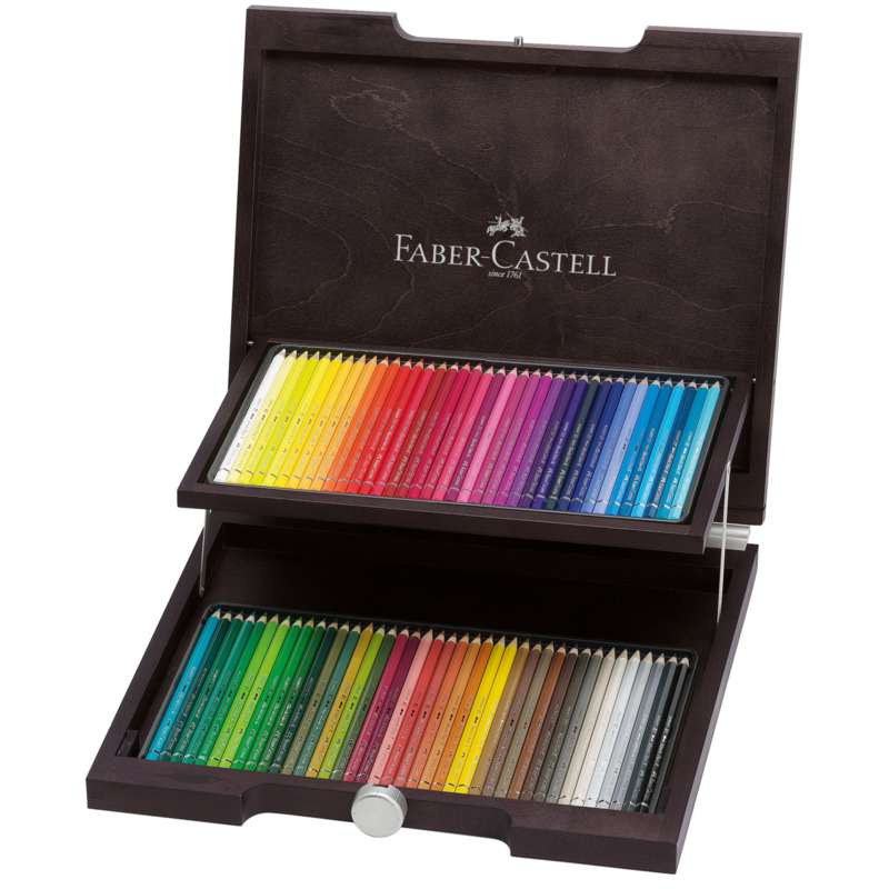 FABER-CASTELL Albrecht Dürer Aquarellstifte im Designkoffer, 72 Stifte