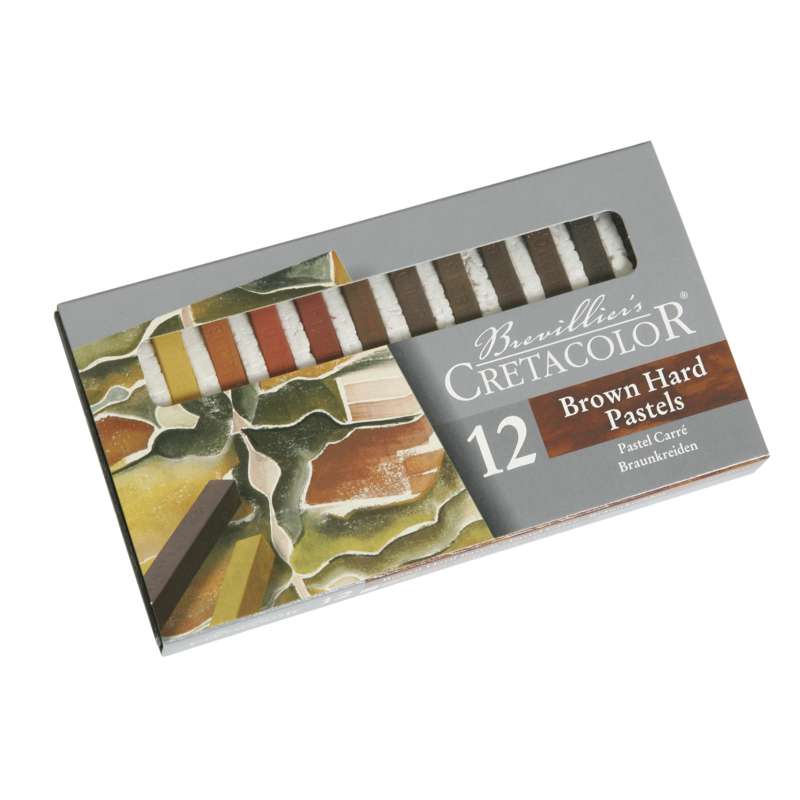 CRETACOLOR Braunkreiden-Sortiment, mit 12 Kreiden