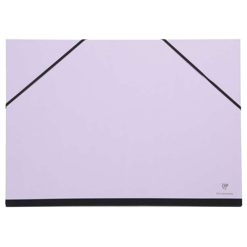Clairefontaine Farbige Zeichenmappe, Flieder, 37 cm x 52 cm