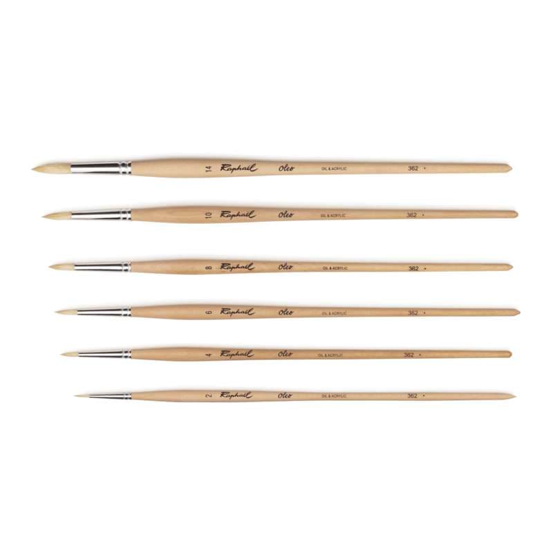 Raphaël Serie 362 Oléo Rundpinsel, 10, 5,70
