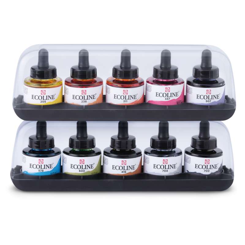 Talens Ecoline Sets, flüssige Wasserfarben, Mixing