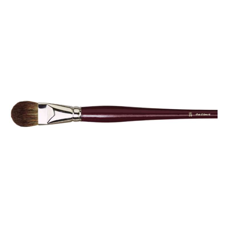 da Vinci BLACK SABLE Serie 1845, Katzenzungenfaçon Iltis-Ölmalpinsel, 2, 2,90