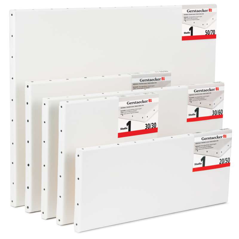 Keilrahmen GERSTAECKER Studio 1, 46 cm x 33 cm (8P), 6er-Pckg., 380 g/m²